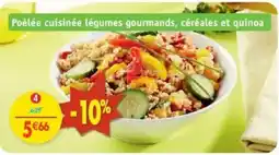 Maximo Poêlée cuisinée légumes gourmands, céréales et quinoa offre