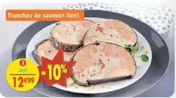 Maximo Tranches de saumon farci offre