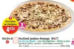 Maximo Les Saveurs Dorées Feuilleté jambon-fromage offre