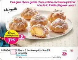 Maximo Pêché Mignon Choux à la crème pâtissière à la vanille offre