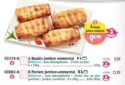 Maximo Délifrance Roulés jambon emmental offre