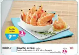 Maximo Crevettes entières offre