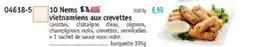 Maximo 10 Nems vietnamiens aux crevettes offre
