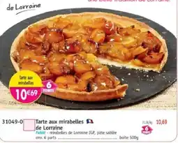 Maximo Tarte aux mirabelles de Lorraine offre
