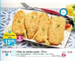 Maximo Filets de merlan panés offre
