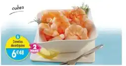 Maximo cuites Crevettes décortiquées offre