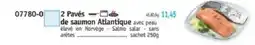 Maximo 2 paves de saumon Atlantique offre