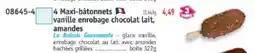 Maximo 4 Maxi-bâtonnets vanille enrobage chocolat lait, amandes offre