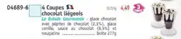 Maximo 4 Coupes chocolat liégeois offre