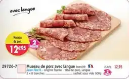 Maximo Jean Floch' Museau de porc avec langue offre