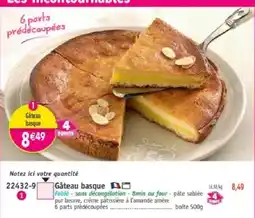 Maximo Gâteau basque offre
