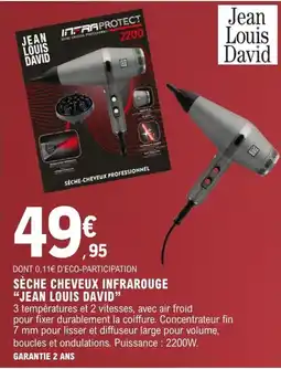 E.Leclerc Jean Louis David Sèche-Cheveux Infrarouge offre