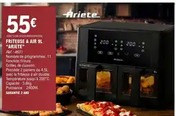 E.Leclerc Ariete Friteuse à air offre