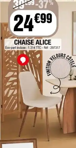 La Foir'Fouille Chaise alice offre