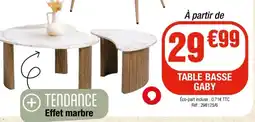 La Foir'Fouille Table basse gaby offre