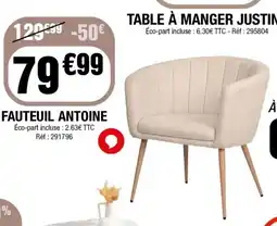 La Foir'Fouille Fauteuil antoine offre