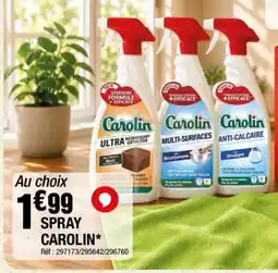 La Foir'Fouille Carolin Spray offre