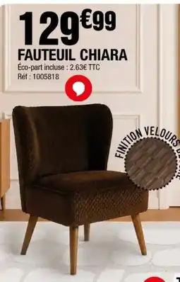 La Foir'Fouille Fauteuil chiara offre