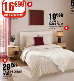 La Foir'Fouille TOILE AUBERGINE offre
