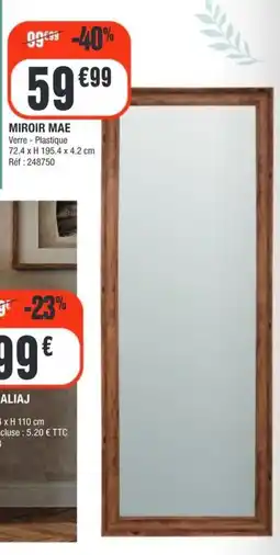 La Foir'Fouille MAE Miroir offre