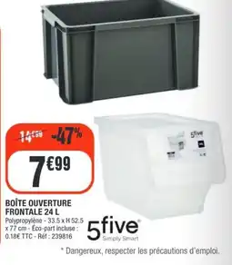 La Foir'Fouille Boîte ouverture frontale offre