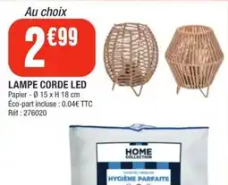 La Foir'Fouille LAMPE CORDE LED offre