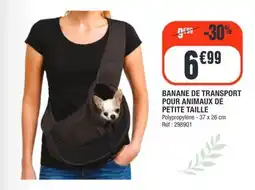 La Foir'Fouille BANANE DE TRANSPORT POUR ANIMAUX DE PETITE TAILLE offre