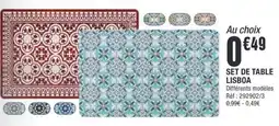 La Foir'Fouille LISBOA SET DE TABLE offre