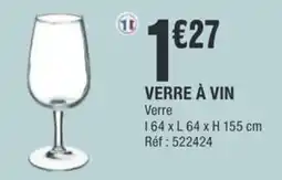 La Foir'Fouille VERRE À VIN offre