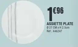 La Foir'Fouille ASSIETTE PLATE offre