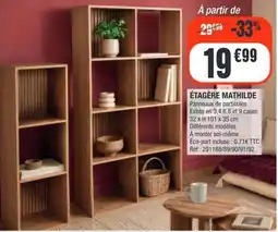 La Foir'Fouille ÉTAGÈRE MATHILDE offre