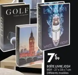 La Foir'Fouille BOÎTE LIVRE JOSH offre