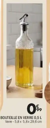La Foir'Fouille Bouteille en verre offre