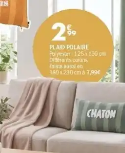 La Foir'Fouille Plaid polaire offre