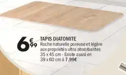 La Foir'Fouille Tapis diatomite offre