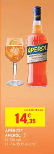 Intermarché Contact APEROL APÉRITIF offre