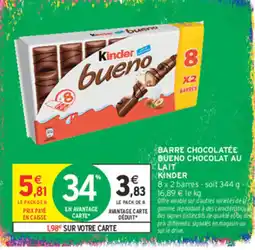 Intermarché Contact Kinder bueno offre