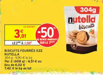 Nutella biscuits