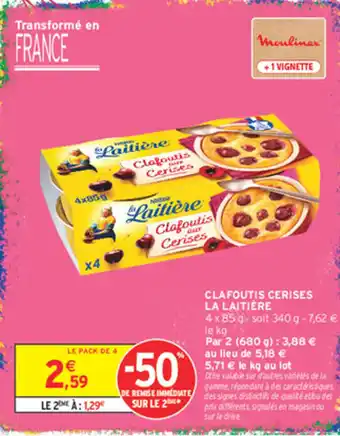 La Laitière Clafoutis Cerises