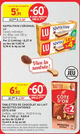 Intermarché Contact NAPOLITAIN L'ORIGINAL offre