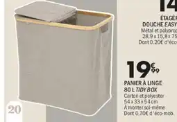 La Foir'Fouille TIDY BOX PANIER À LINGE offre