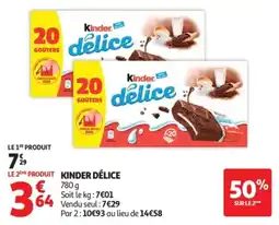 Auchan Kinder Délice offre