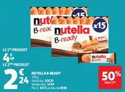 Auchan Nutella B-ready offre