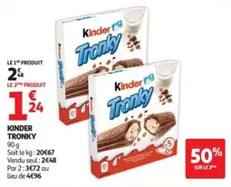 Auchan Kinder Tronky offre