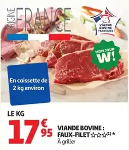 Auchan VIAND Bovine FAUX-FILLET offre