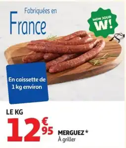 Auchan MERGUEZ offre