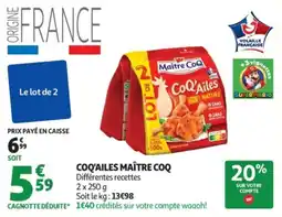 Auchan Maître CoQ CoQ'Ailes offre