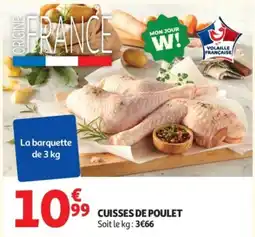 Auchan CUISSES DE POULET offre
