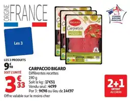 Auchan BIGARD Carpaccio offre