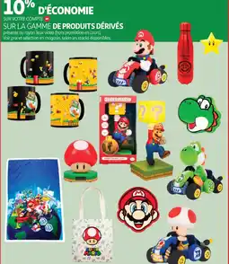 Auchan Sur la gamme de produits dérivés offre
